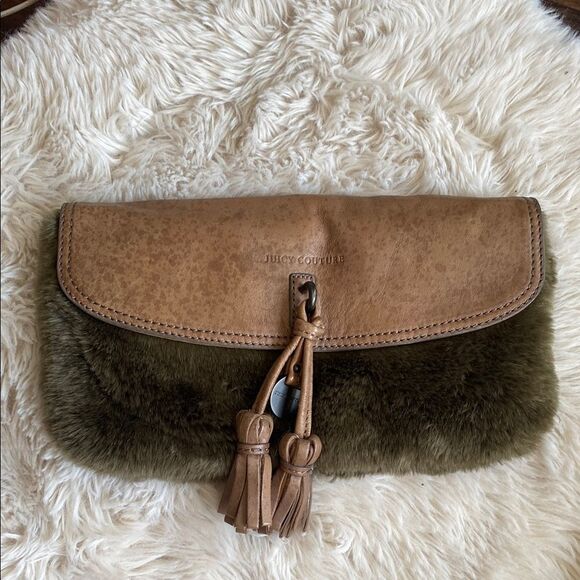 Y2K Juicy Couture Brown Clutch - Picture 1 of 12